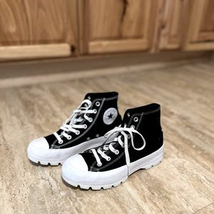Converse lugged high top shoes